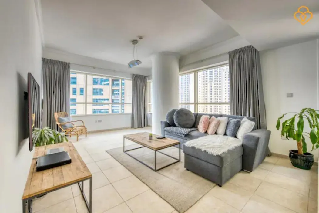 公寓 Keysplease Beautiful 2 B/R Apt, Sahab Tower Dubai Marina公寓